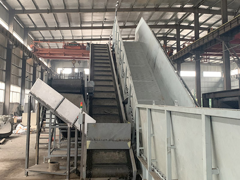 Waste tire shredder & recycling line