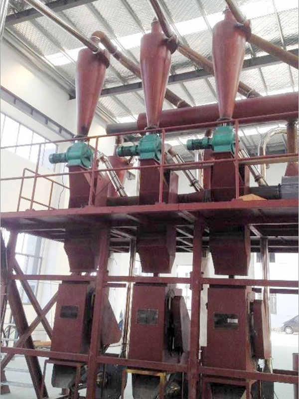 Waste tire shredder & recycling line12