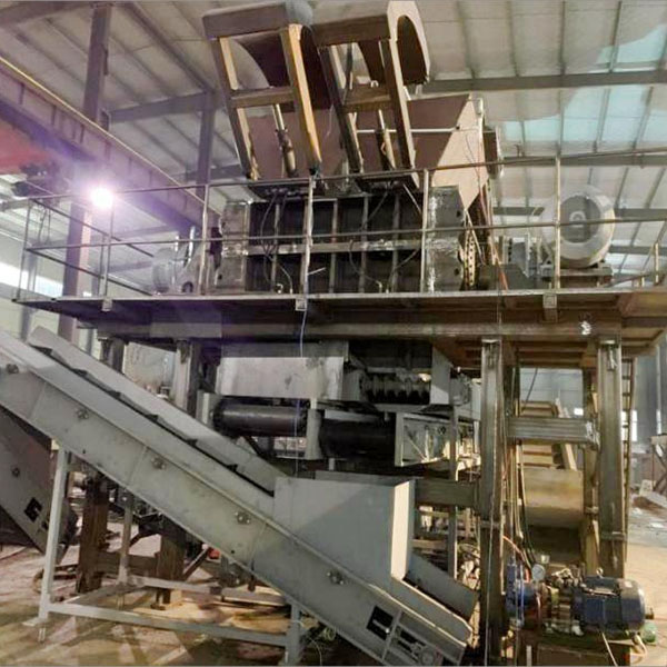 Waste tire shredder & recycling line6